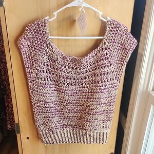Handmade Knit Sleeveless Top